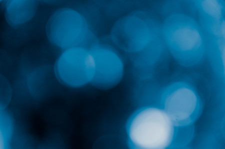 Blue bokeh abstract backgroundの写真素材