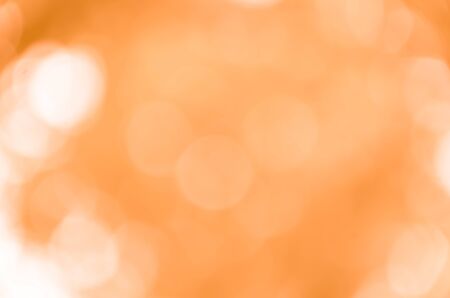 Orange bokeh abstract light backgroundの写真素材