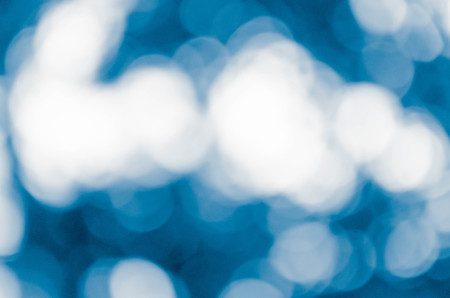 Blue bokeh abstract backgroundの写真素材