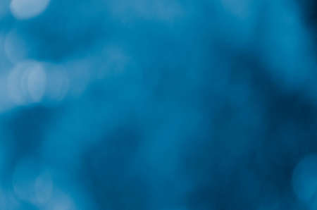 Blue bokeh abstract backgroundの写真素材