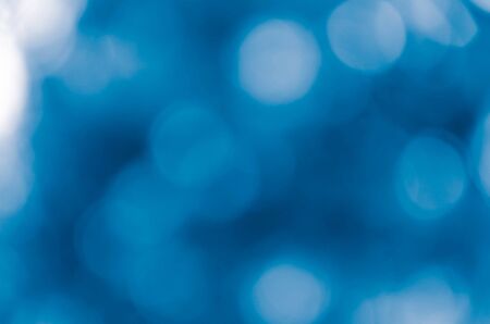Lights on blue backgroundの写真素材
