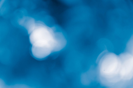 Lights on blue backgroundの写真素材