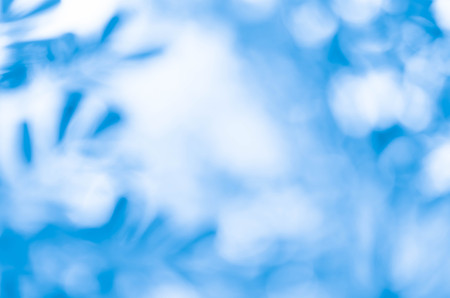 Bokeh lights On Blue Background