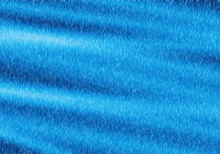 Metal blue background or texture of brushed steel plate with reflectionsの写真素材