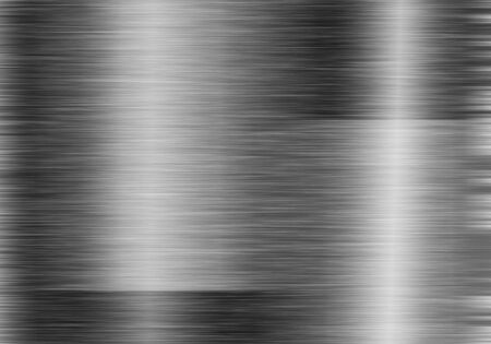 Metal background or texture of brushed steel plateの写真素材