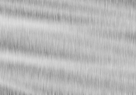 Metal background or texture of brushed steel plate with reflectionの写真素材