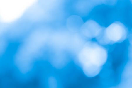 Light Blue Bokeh Backgroundの写真素材