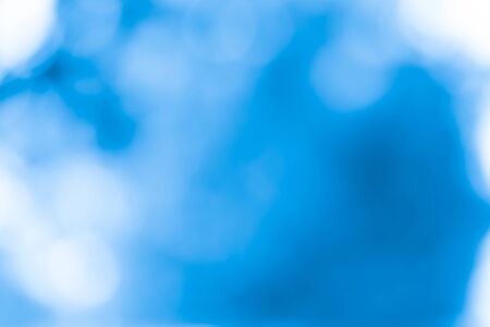Bokeh lights On Blue Backgroundの写真素材