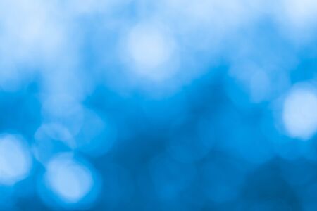 Bokeh lights On Blue Backgroundの写真素材