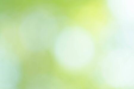 Green bokeh on nature defocus art abstract blur backgroundの写真素材