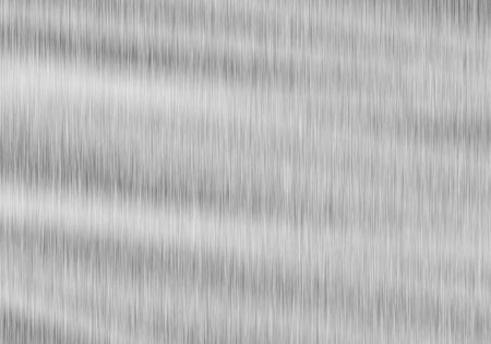 Metal background or texture of brushed steel plate with reflectionの写真素材