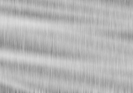 Metal background or texture of brushed steel plate with reflectionの写真素材