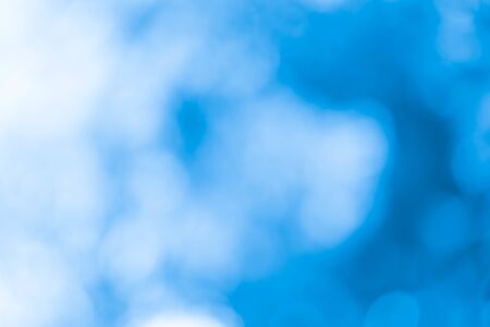 Blue Bokeh Backgroundの写真素材