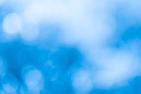 Bokeh lights On Blue Backgroundの写真素材