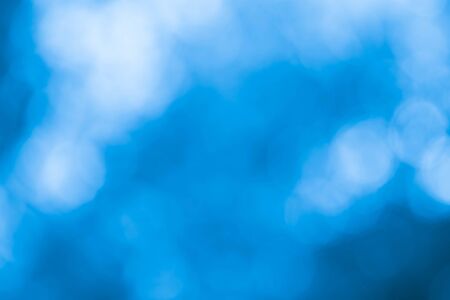 Bokeh lights On Blue Backgroundの写真素材