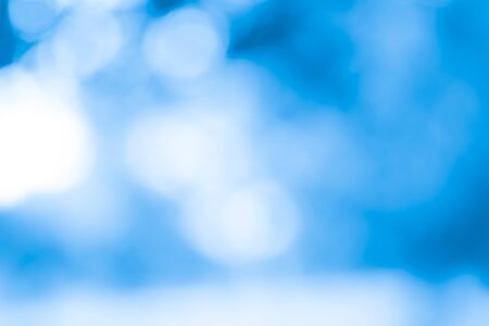 Bokeh lights On Blue Backgroundの写真素材