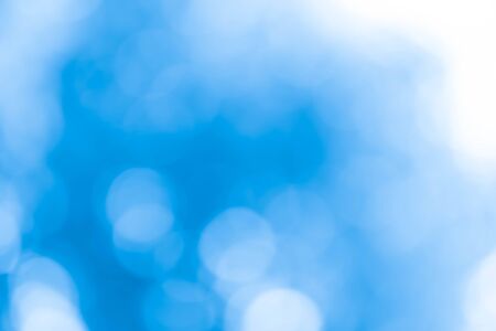 Bokeh lights On Blue Backgroundの写真素材