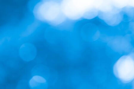 Bokeh lights On Blue Backgroundの写真素材