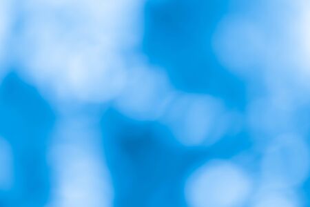Bokeh lights On Blue Backgroundの写真素材