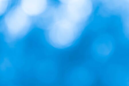 Bokeh lights On Blue Backgroundの写真素材