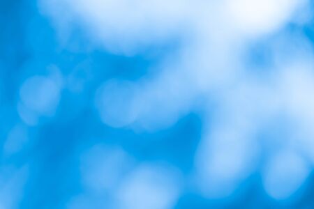 Light Blue Bokeh Backgroundの写真素材