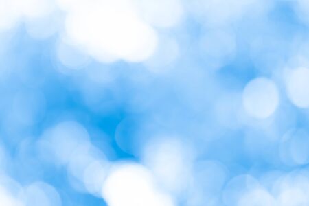 Light Blue Bokeh Backgroundの写真素材