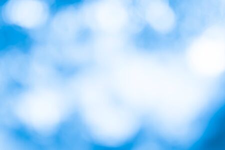 Light Blue Bokeh Backgroundの写真素材