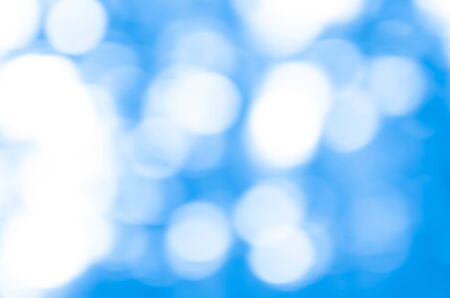Beautiful Blue Bokeh Backgroundの写真素材