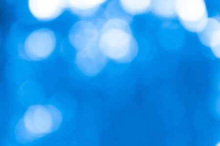 Beautiful Blue Bokeh Backgroundの写真素材