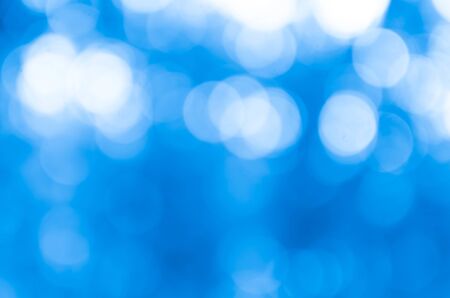Beautiful Blue Bokeh Backgroundの写真素材