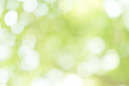 Abstract Green Bokeh Backgroundの写真素材