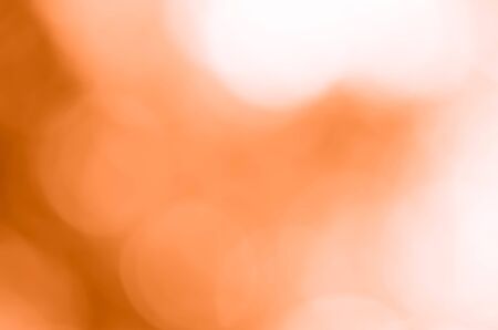 Orange bokeh background from natureの写真素材