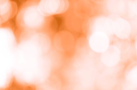 Orange bokeh background from natureの写真素材