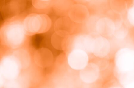 Orange bokeh background from natureの写真素材