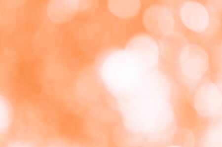 Orange bokeh background from natureの写真素材