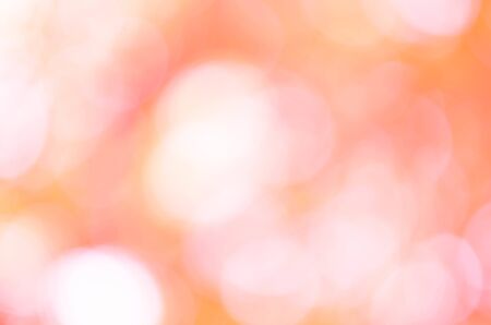Abstract orange bokeh backgroundの写真素材