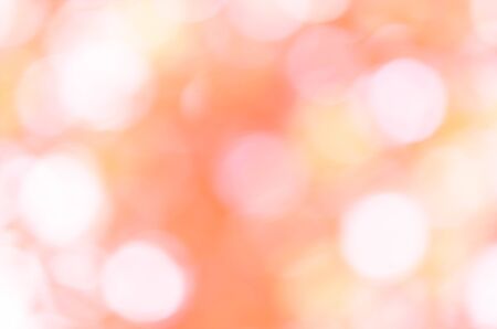 Abstract orange bokeh backgroundの写真素材