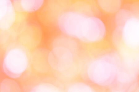 Abstract orange bokeh backgroundの写真素材