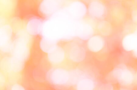 Orange Bokeh Backgroundの写真素材