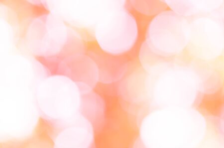 Orange Bokeh Backgroundの写真素材
