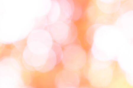 Orange Bokeh Backgroundの写真素材