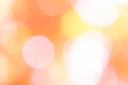 Orange Bokeh Backgroundの写真素材