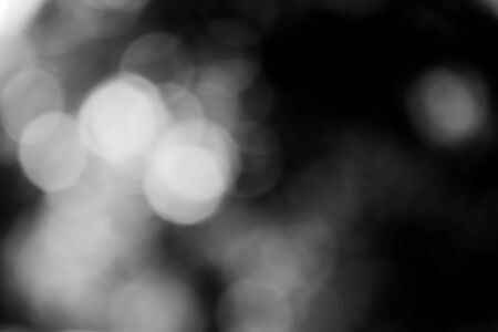 blurred bokeh lights on black loop backgroundの写真素材