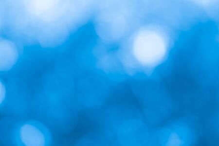 Bokeh lights On Blue Backgroundの写真素材