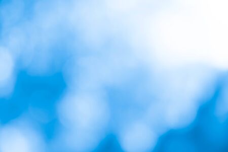 Light Blue Bokeh Backgroundの写真素材
