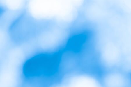 Light Blue Bokeh Backgroundの写真素材