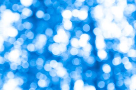 Beautiful Blue Bokeh Backgroundの写真素材