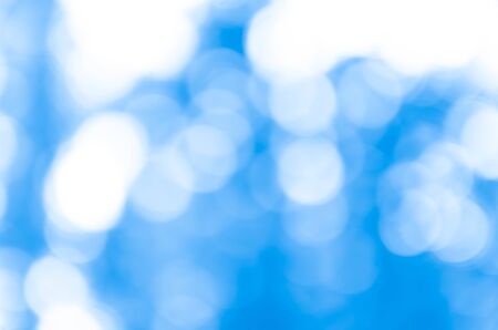 Beautiful Blue Bokeh Backgroundの写真素材