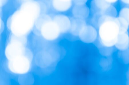 Beautiful Blue Bokeh Backgroundの写真素材