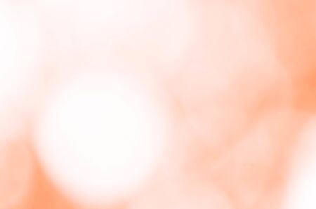 Orange bokeh lights abstract backgroundの写真素材